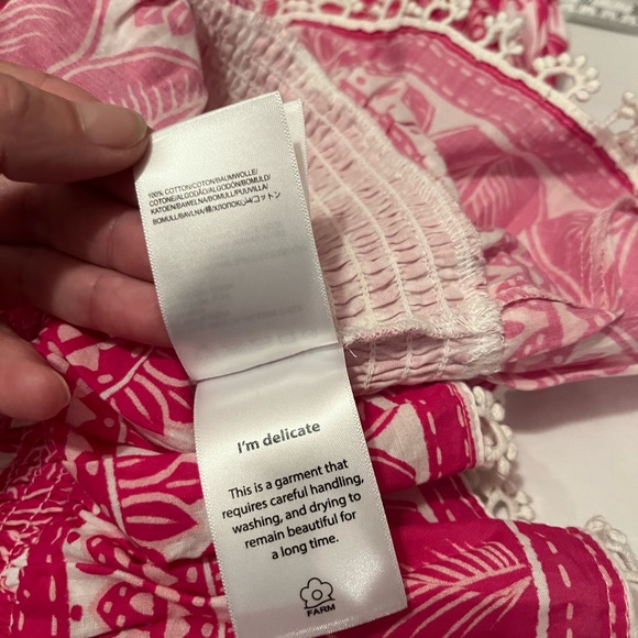 NWT Farm Rio Tropical Woodcut mini dress size XS - Picture 9 of 10